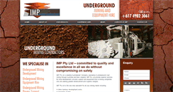 Desktop Screenshot of impmining.com.au